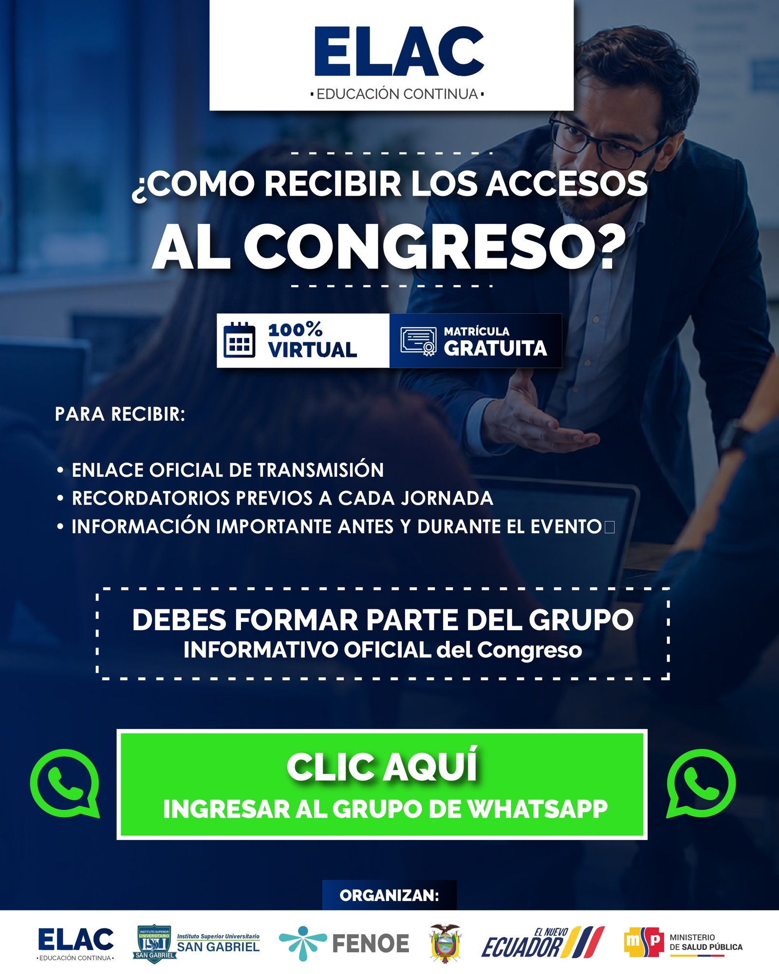 Temario de I CONGRESO INTERNACIONAL DE DOCENCIA E INNOVACIÓN EN LA EDUCACIÓN SUPERIOR 2