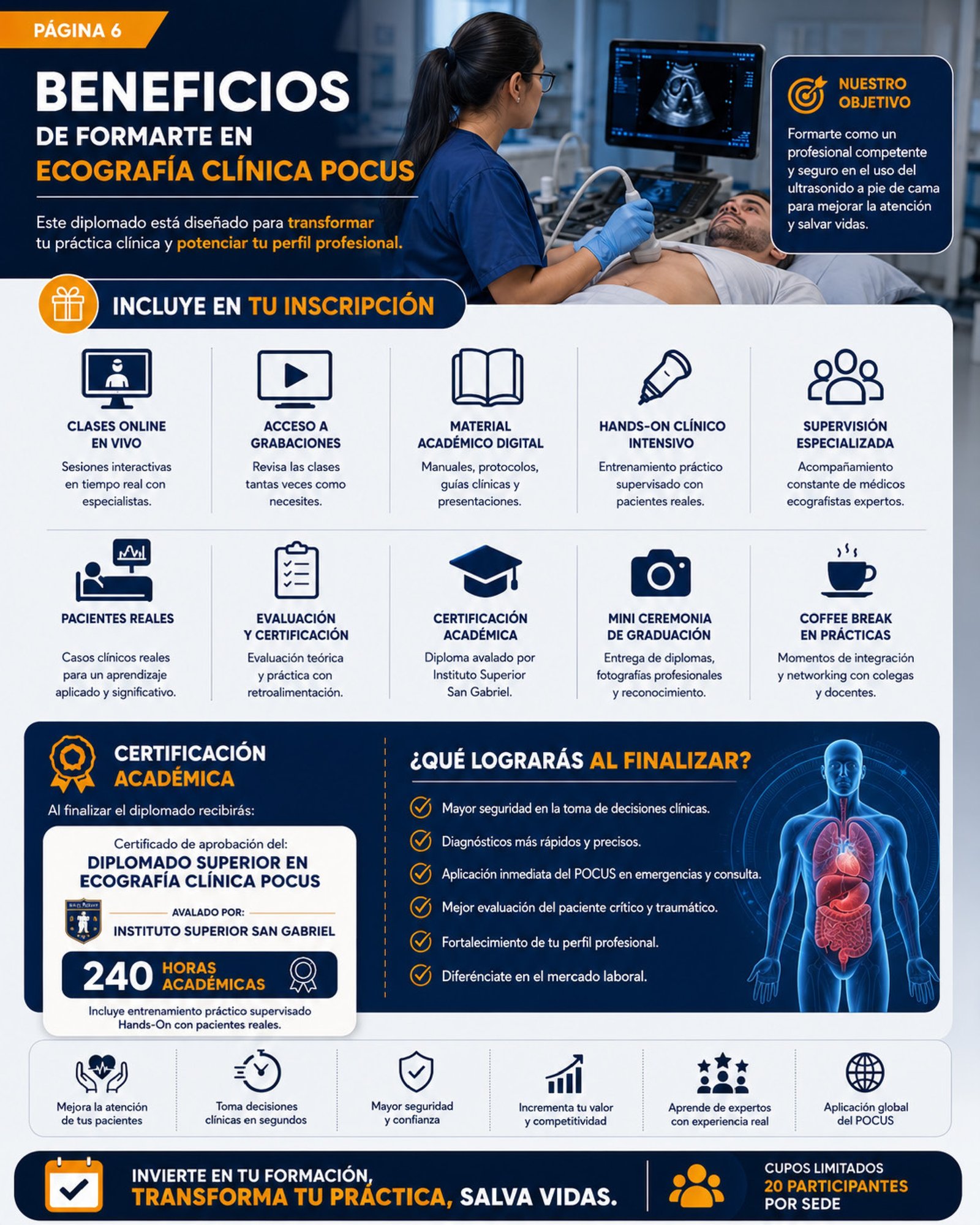 Temario de DIPLOMADO SUPERIOR EN ECOGRAFÍA CLÍNICA POCUS 6