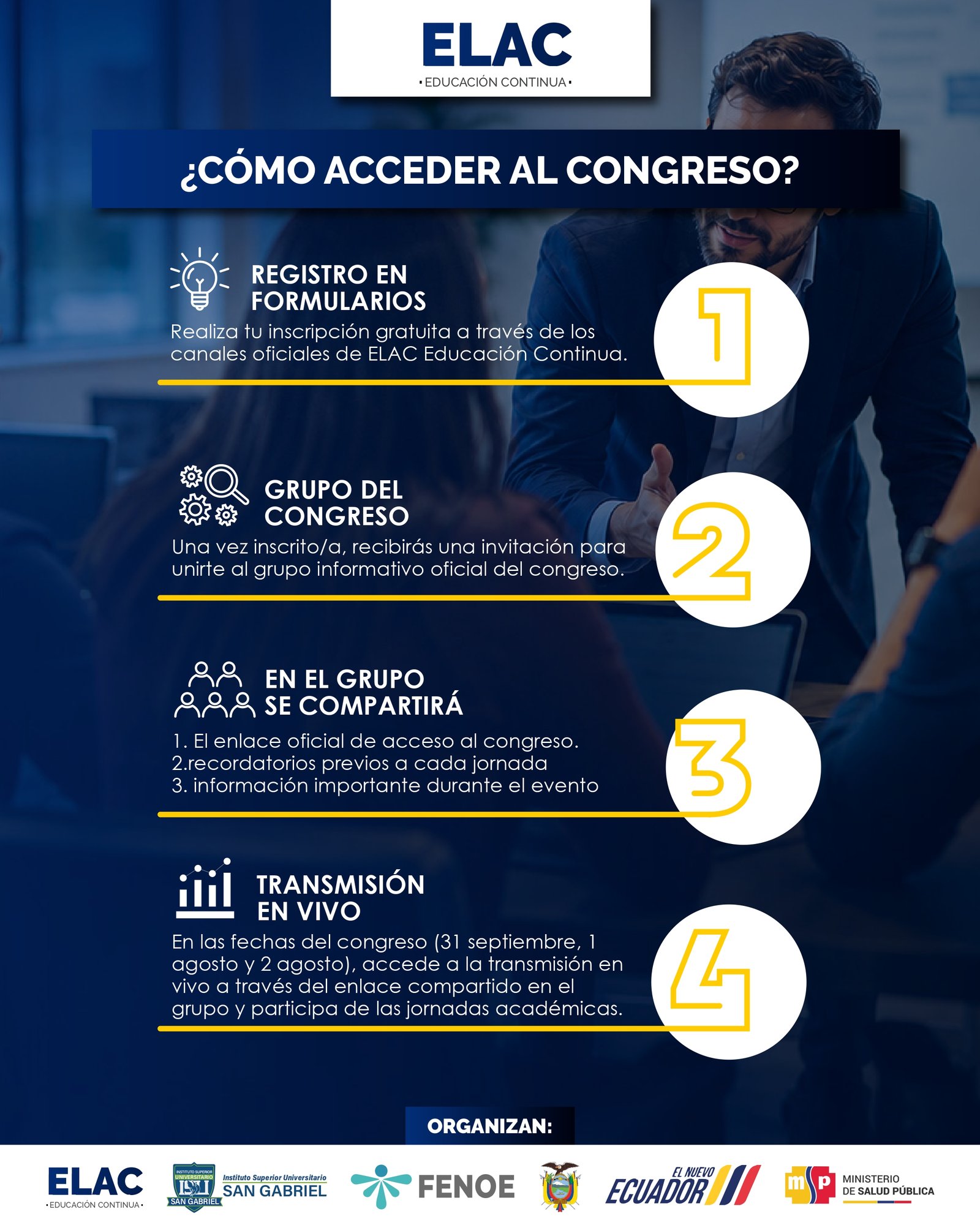 Temario de I CONGRESO INTERNACIONAL DE DOCENCIA E INNOVACIÓN EN LA EDUCACIÓN SUPERIOR 3